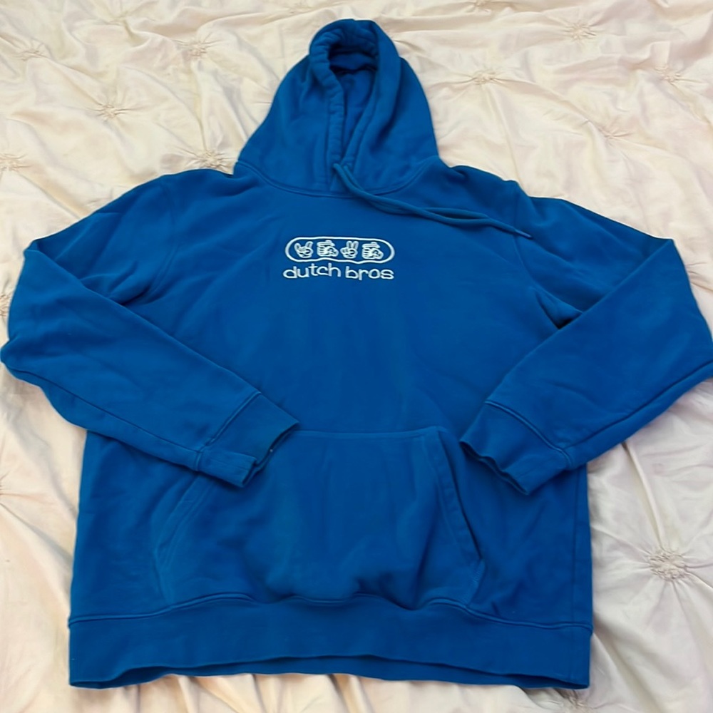 Big Comfy Blue Dutch Bros Sweatshirt